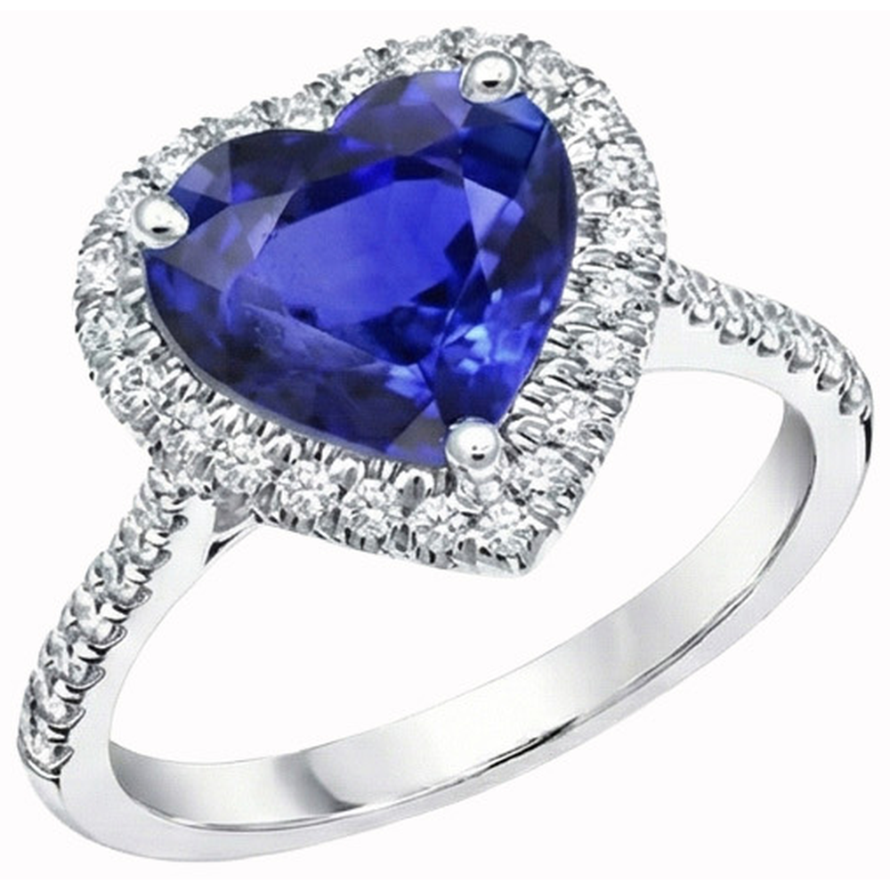 echter round diamant 14Karat ring Vorderansicht