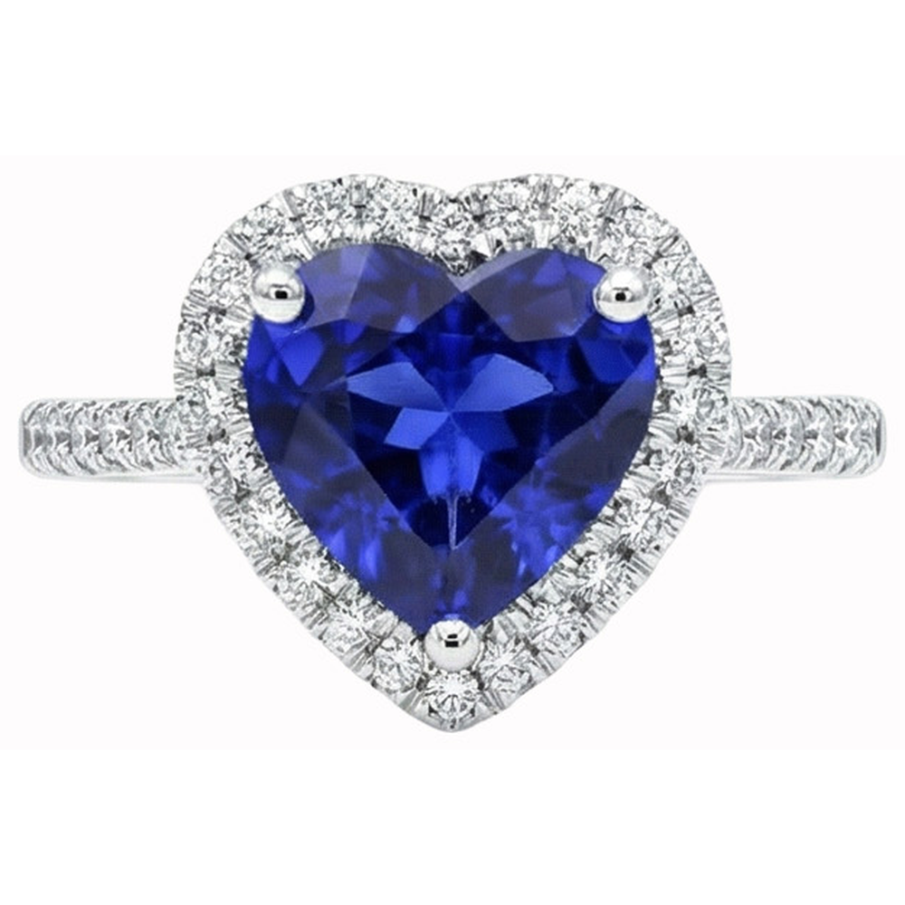 echter round diamant 14Karat ring Seitenansicht