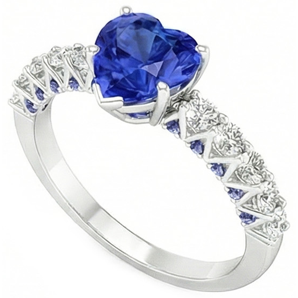 echter round diamant 2.50Karat ring Seitenansicht