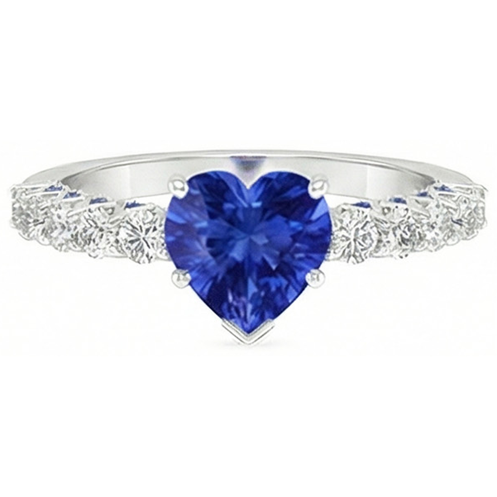 echter round diamant 2.50Karat ring Detailansicht