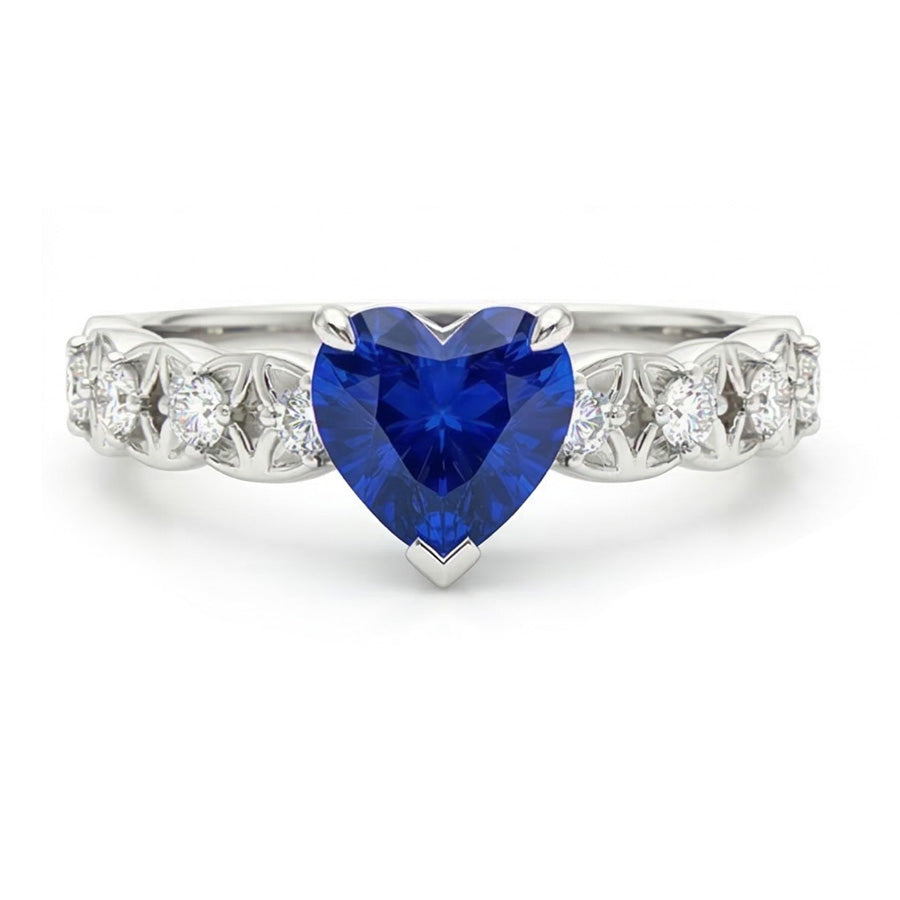echter round diamant 2.50Karat ring Seitenansicht