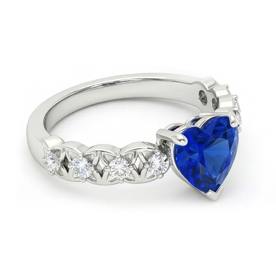 echter round diamant 2.50Karat ring Detailansicht