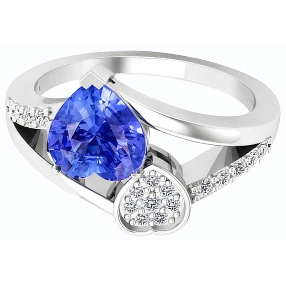 echter round diamant 2.50Karat ring Detailansicht