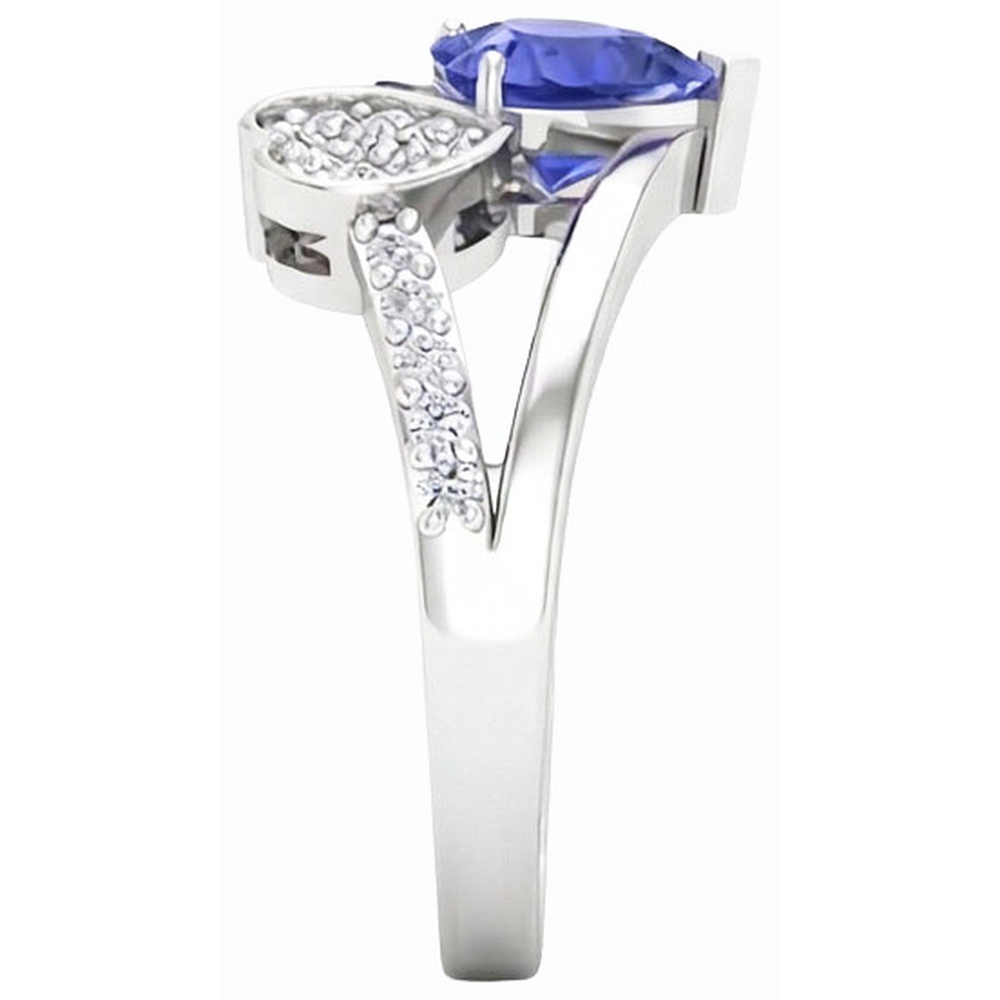 echter round diamant 2.50Karat ring Profilansicht