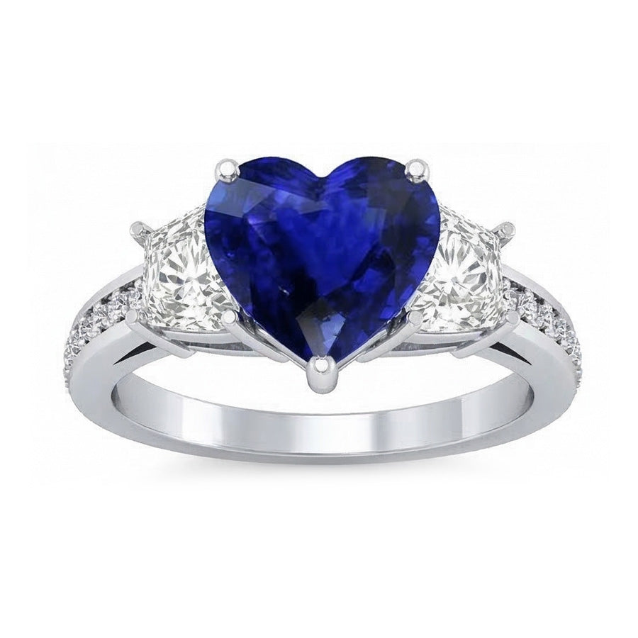 echter round diamant 4.50Karat ring Detailansicht