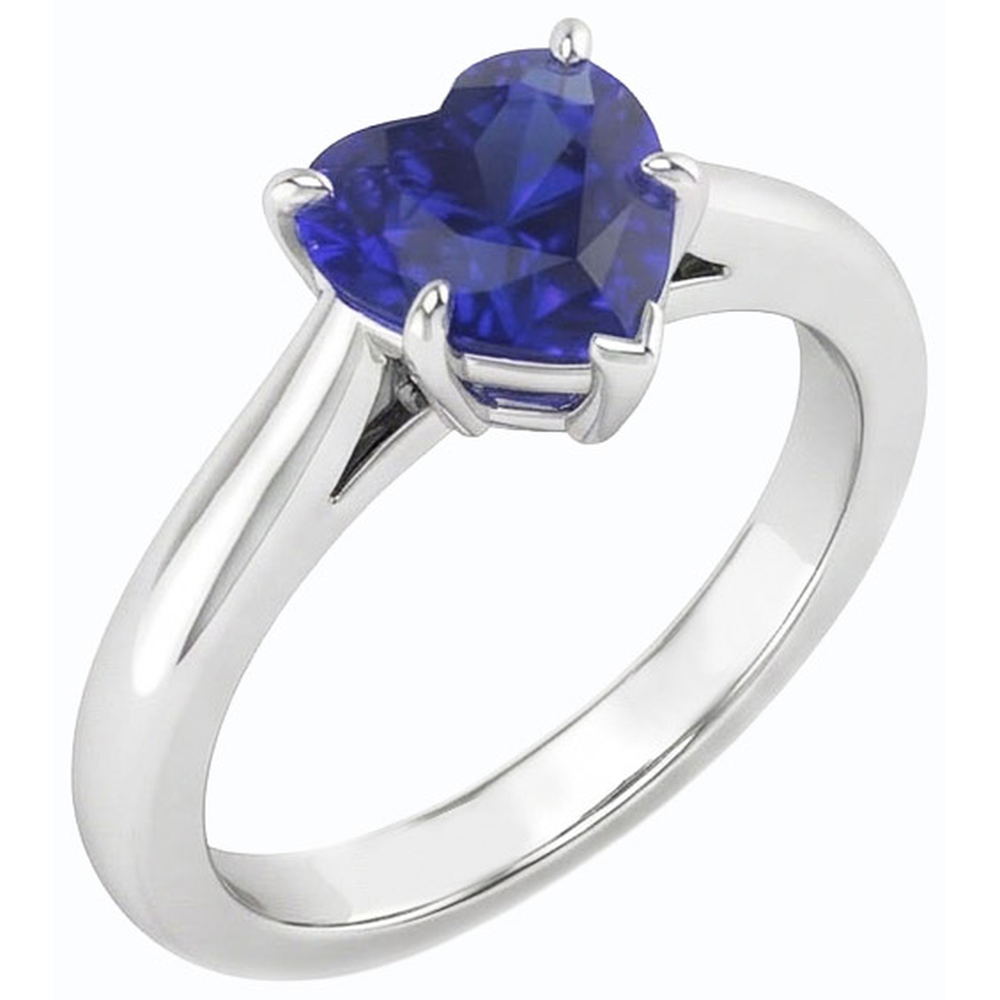 echter round diamant 1Karat ring Vorderansicht
