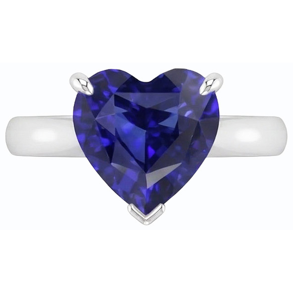 echter round diamant 1Karat ring Draufsicht