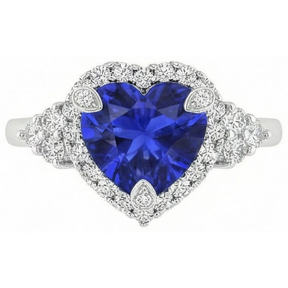 echter round diamant 8.25Karat ring Detailansicht