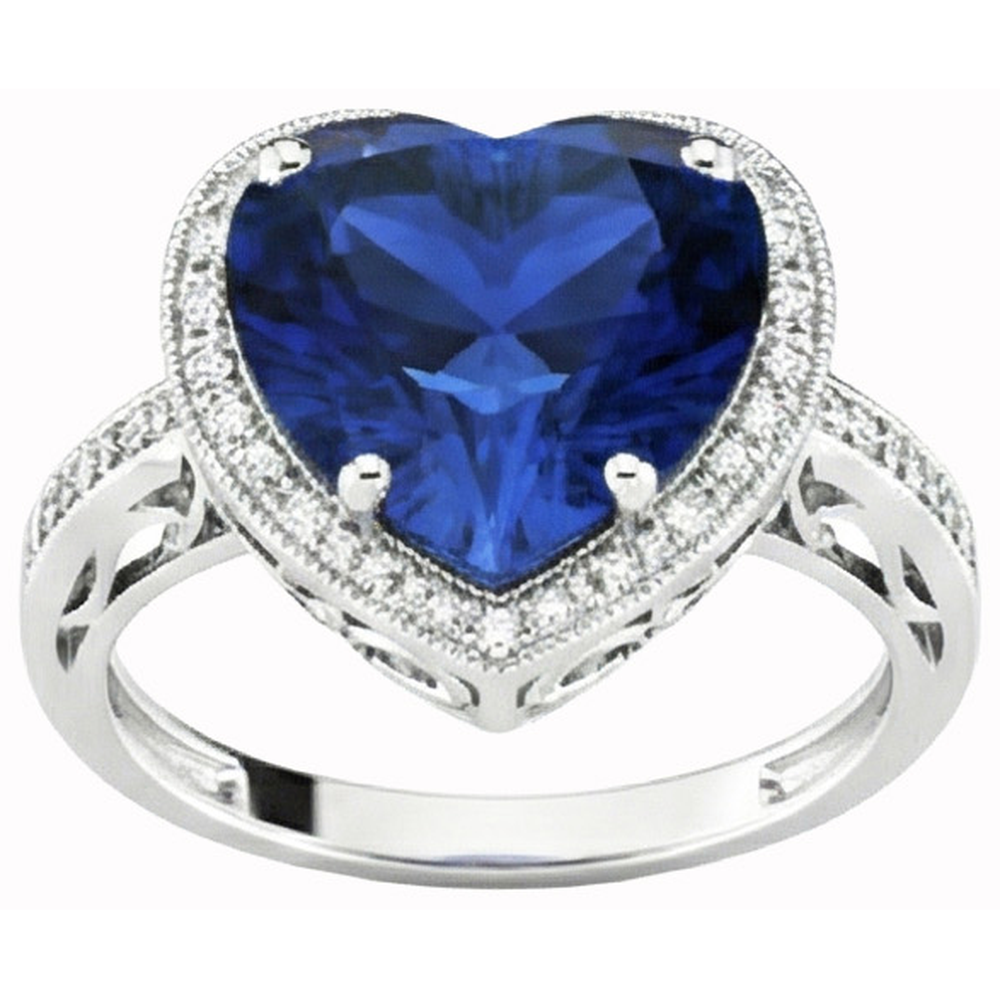 echter round diamant 7.75Karat ring Seitenansicht