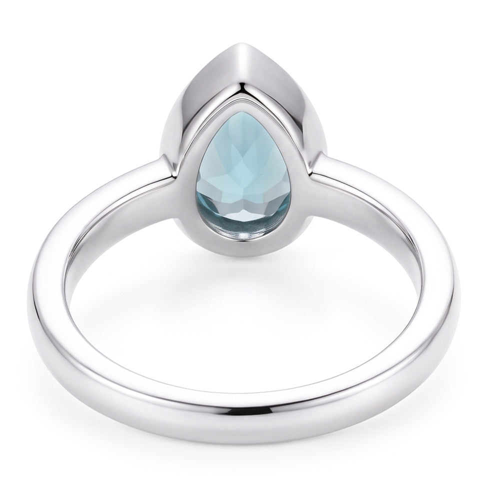 Hochwertiger Neon Paraiba Schmuckstein-Ring 1 Karat – 14K