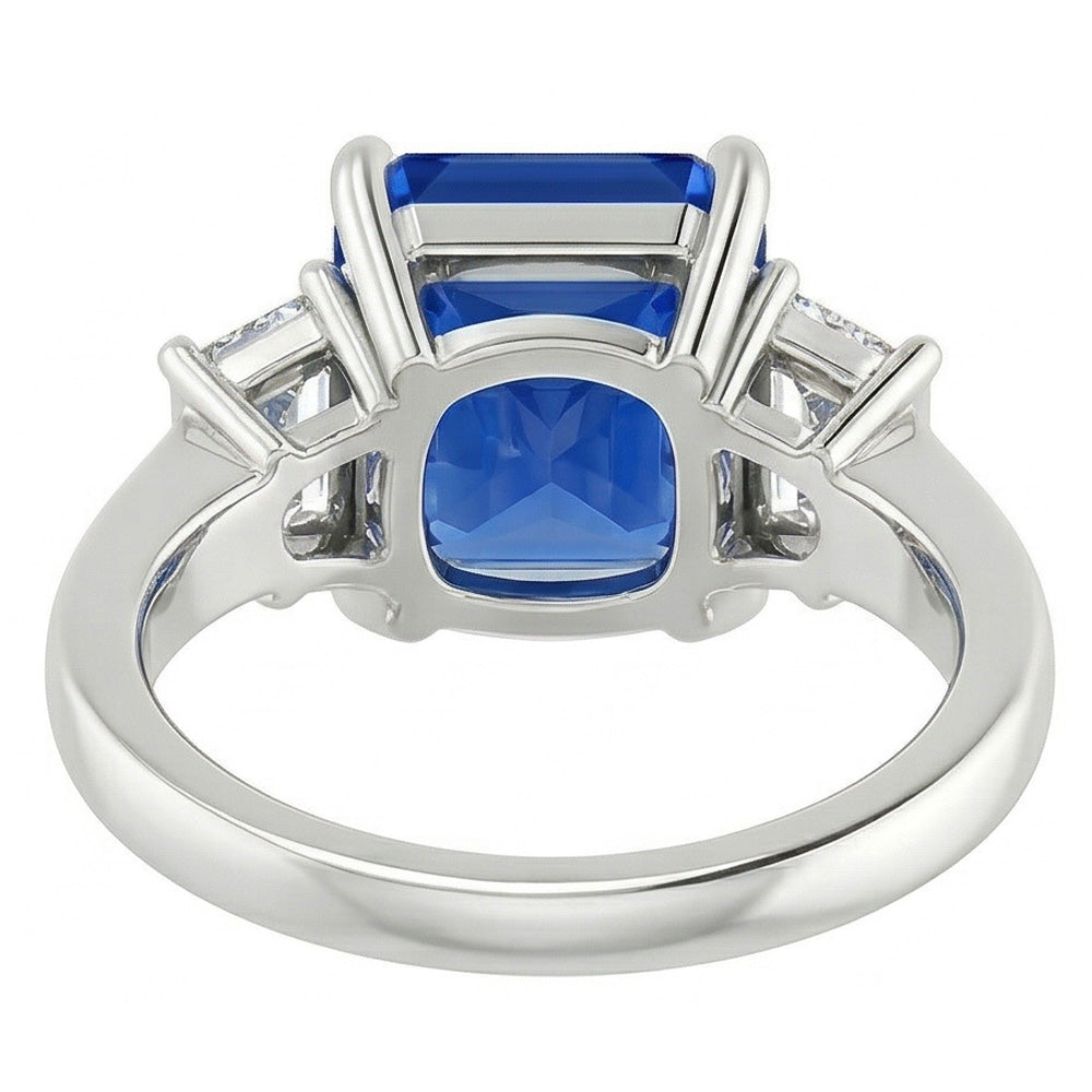 echter round diamant 1.75Karat ring Profilansicht