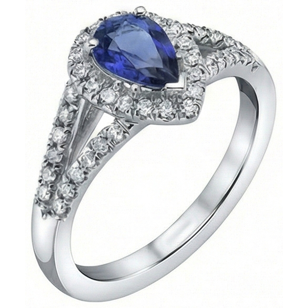 echter round diamant 2.50Karat ring Detailansicht