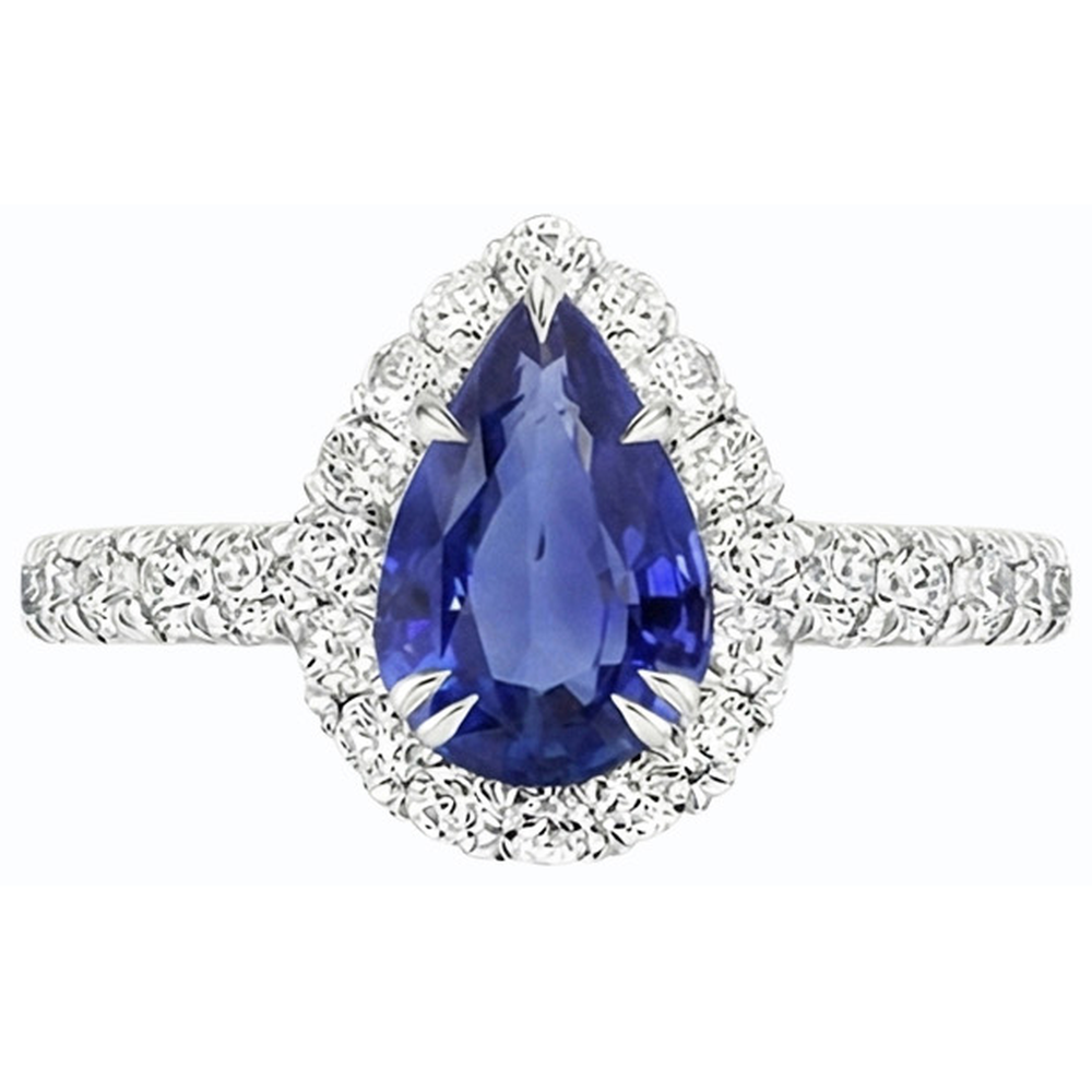 echter round diamant 4.50Karat ring Detailansicht