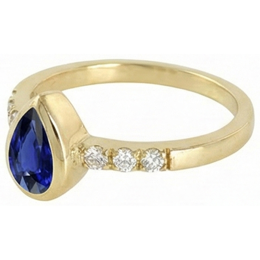echter round diamant 2Karat ring Detailansicht