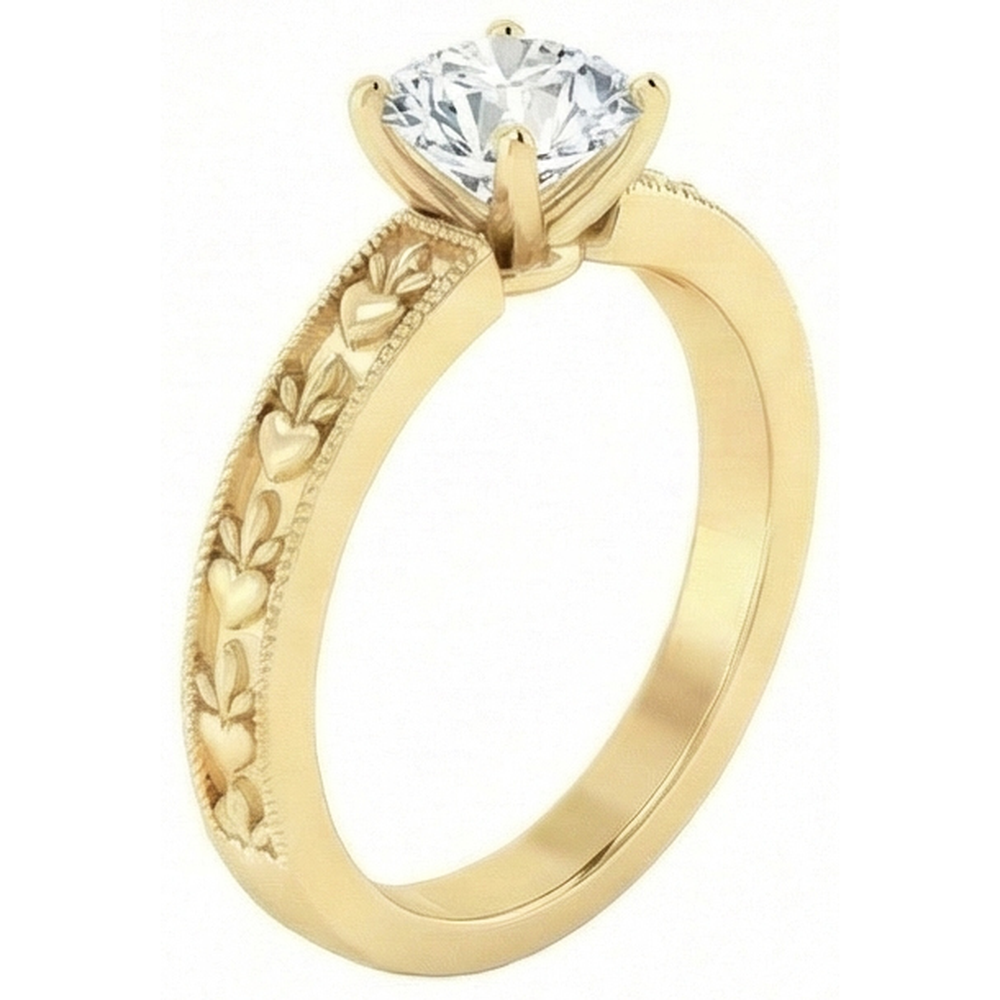 echter round diamant 1.75Karat ring Detailansicht