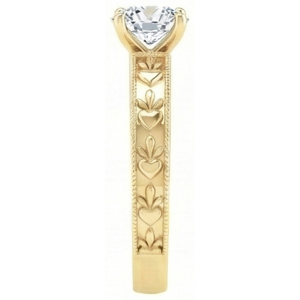 echter round diamant 1.75Karat ring mit Diamantbesatz
