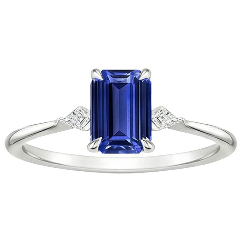 echter round diamant 3.25Karat ring Draufsicht