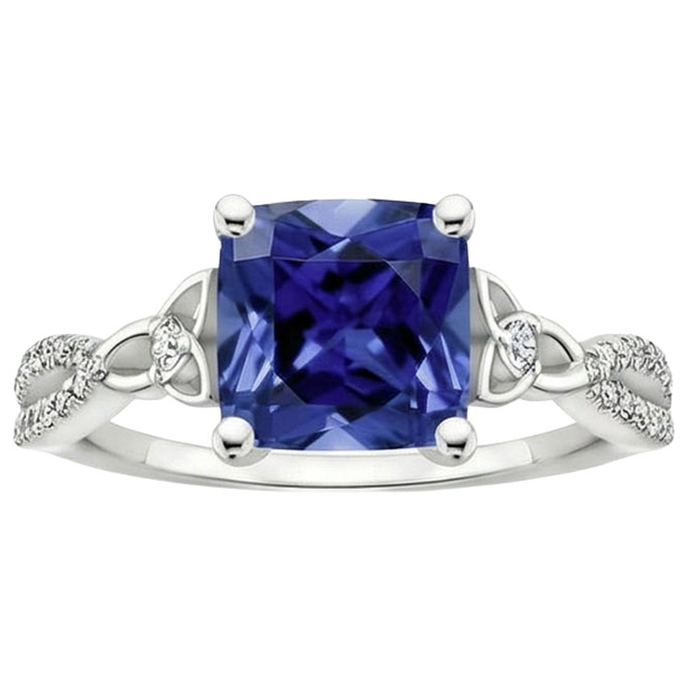 echter round diamant 3.25Karat ring Detailansicht
