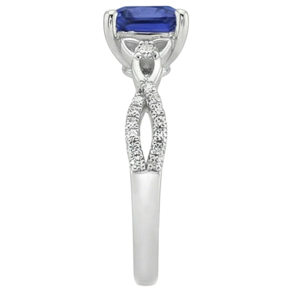 echter round diamant 3.25Karat ring Draufsicht