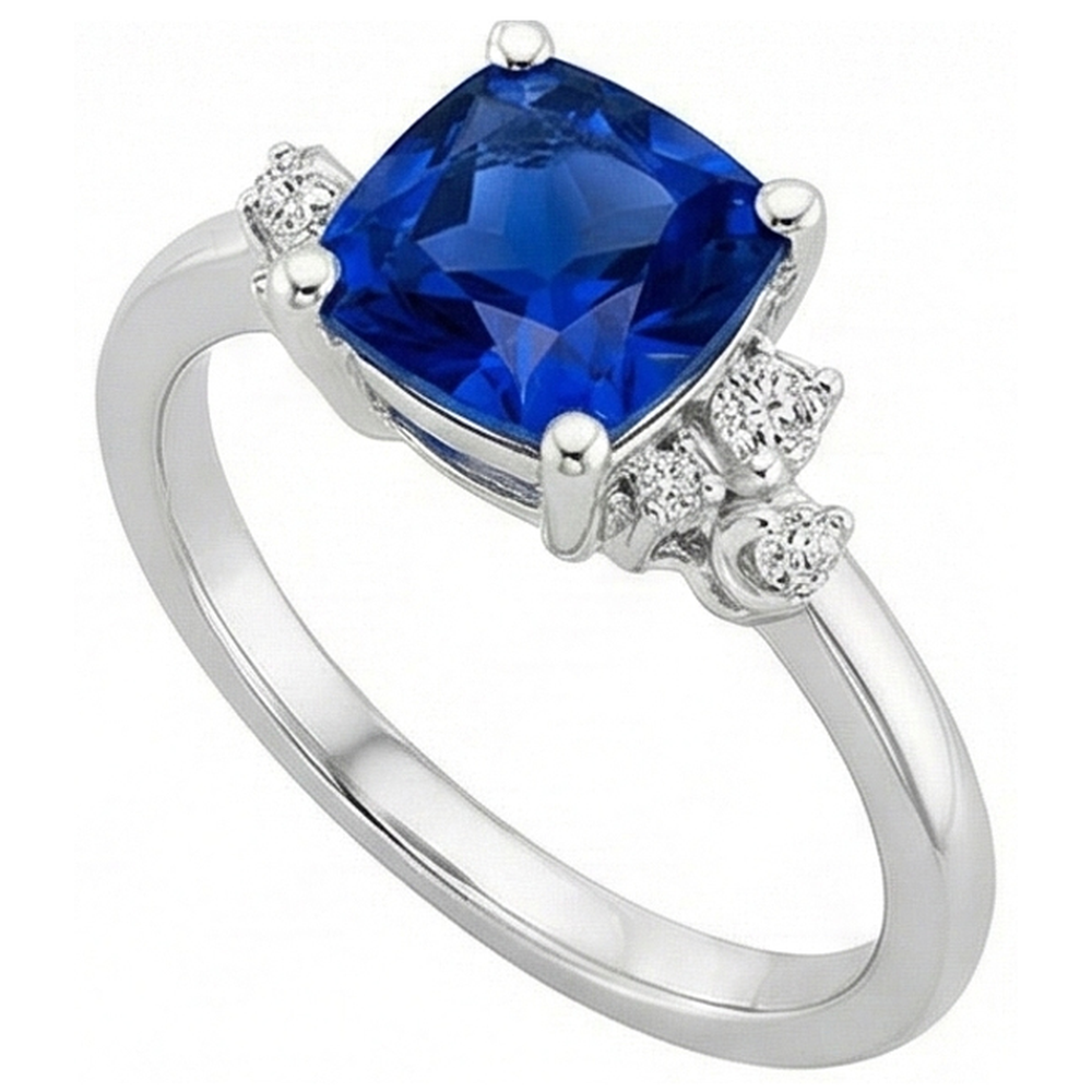 echter round diamant 2.50Karat ring Detailansicht