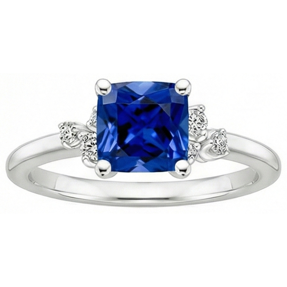 echter round diamant 2.50Karat ring Seitenansicht