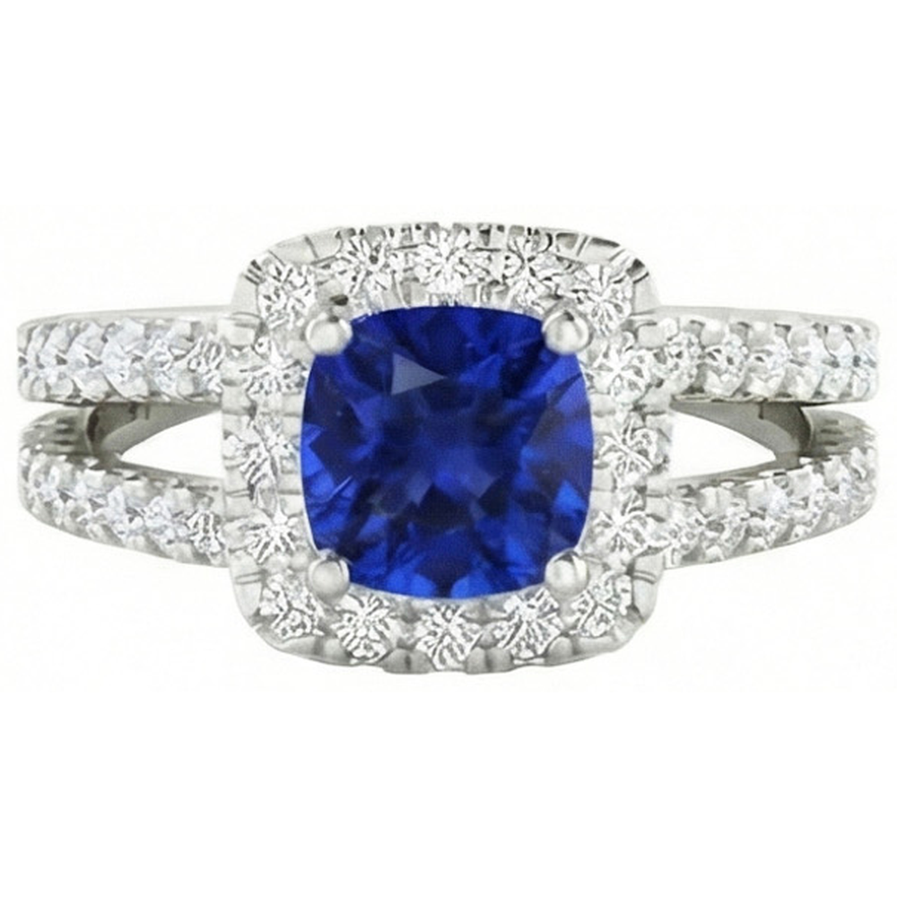 echter round diamant 4.50Karat ring Detailansicht