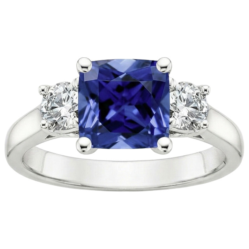 echter round diamant 3.25Karat ring Detailansicht