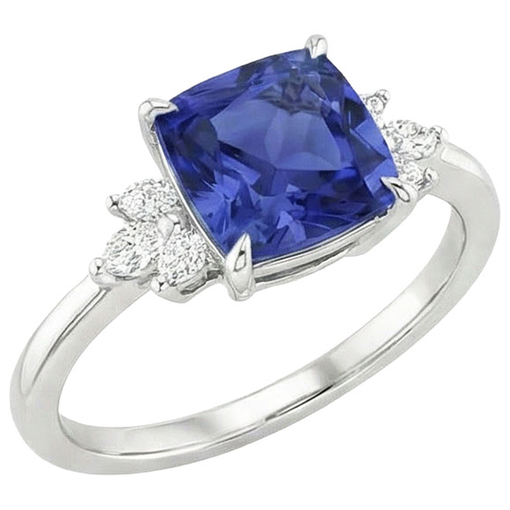 echter marquise diamant 3.25Karat ring Draufsicht