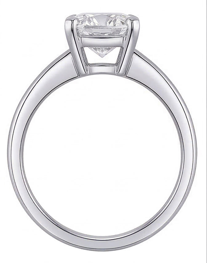 Kissen-Diamant-Solitärring