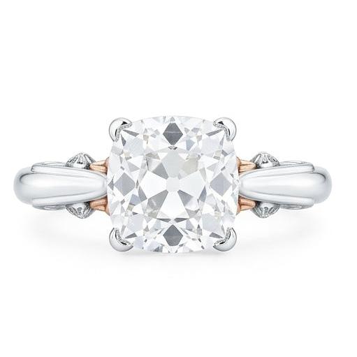 echter round diamant 1.50Karat ring Seitenansicht