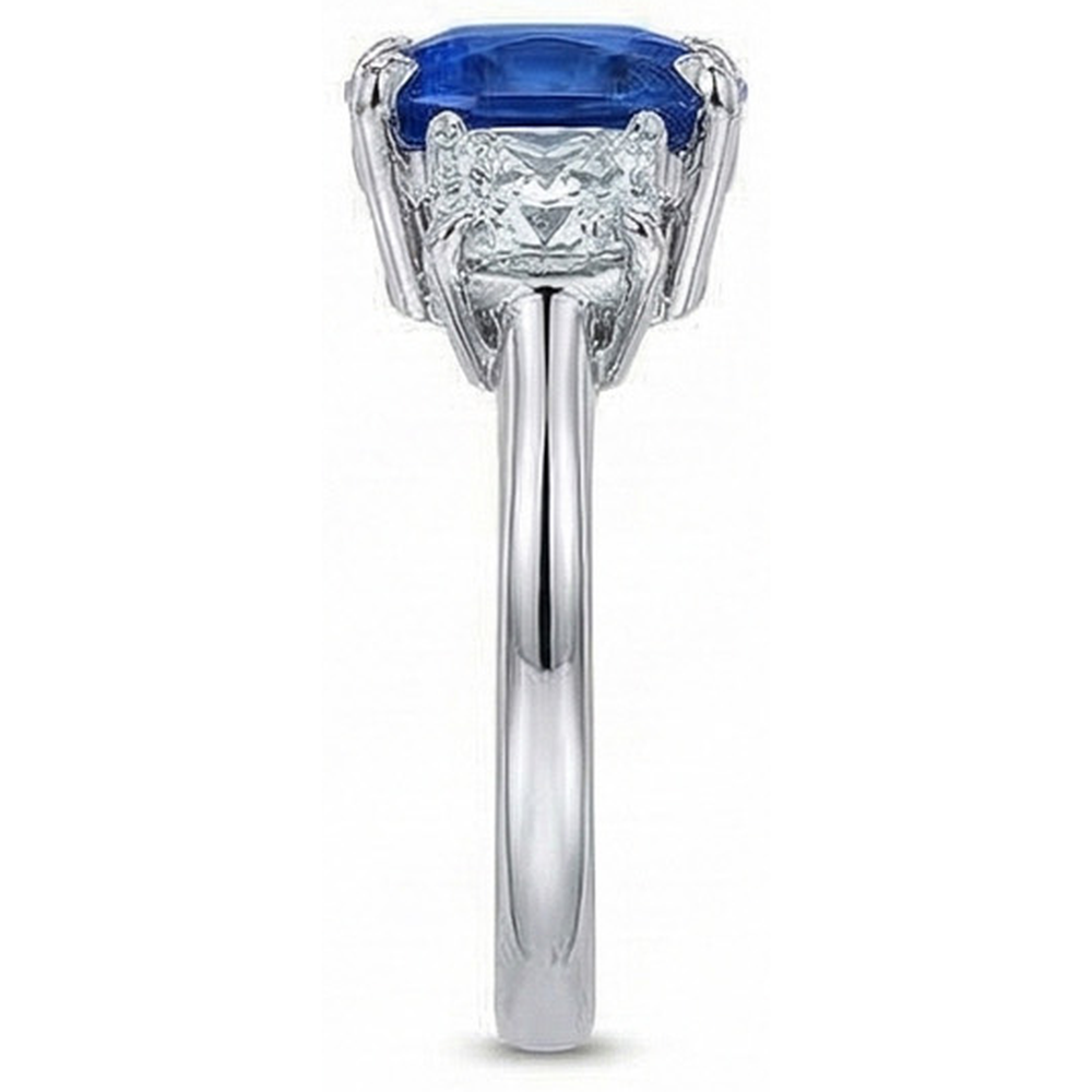 echter asscher saphir 4Karat ring Lifestyle Foto