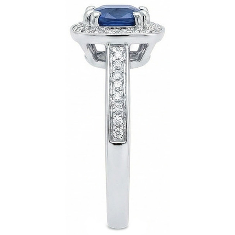 echter round diamant 1.70Karat ring Draufsicht
