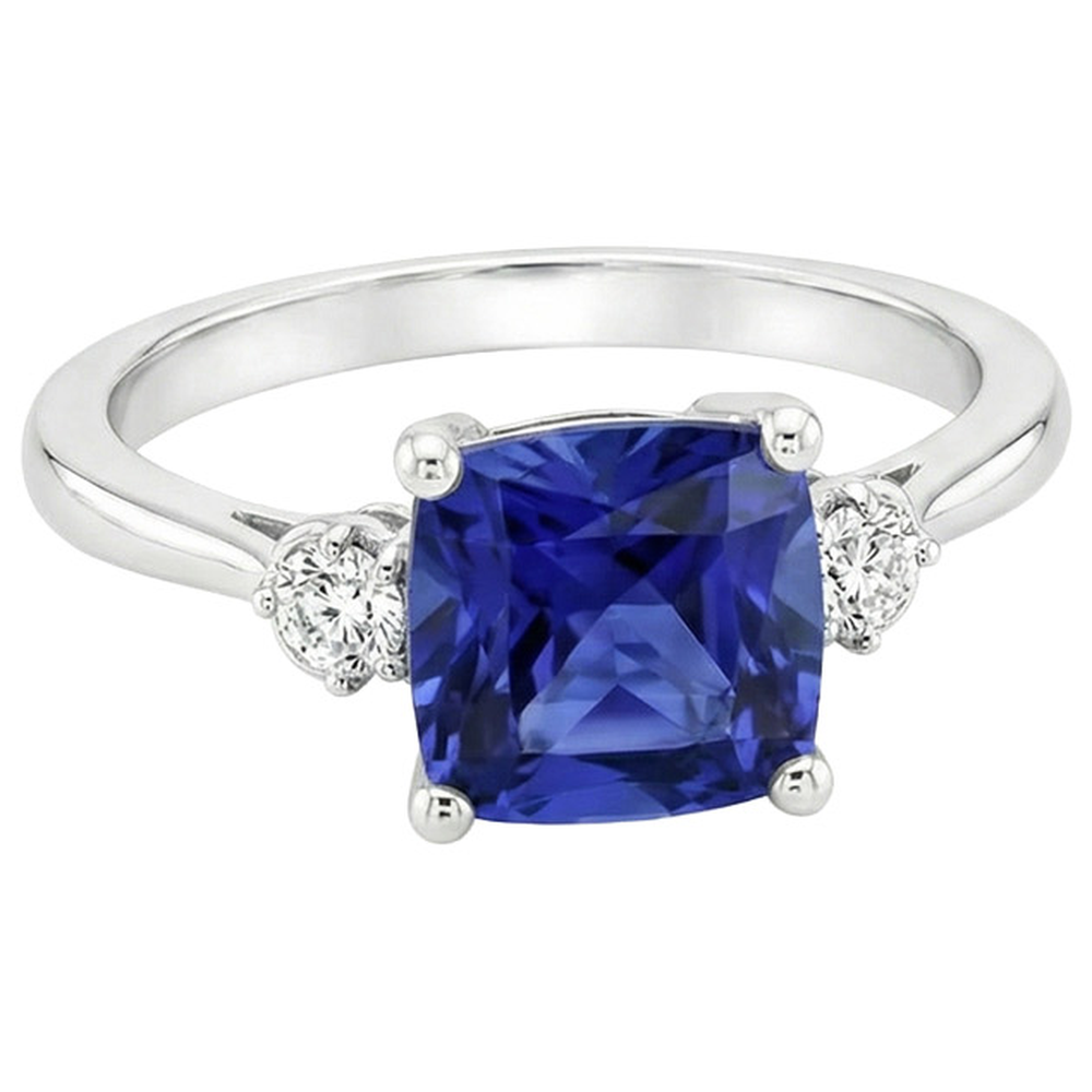 echter round diamant 2.75Karat ring Seitenansicht