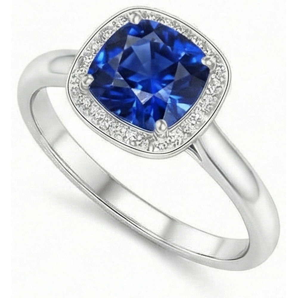 echter round diamant 3Karat ring Vorderansicht