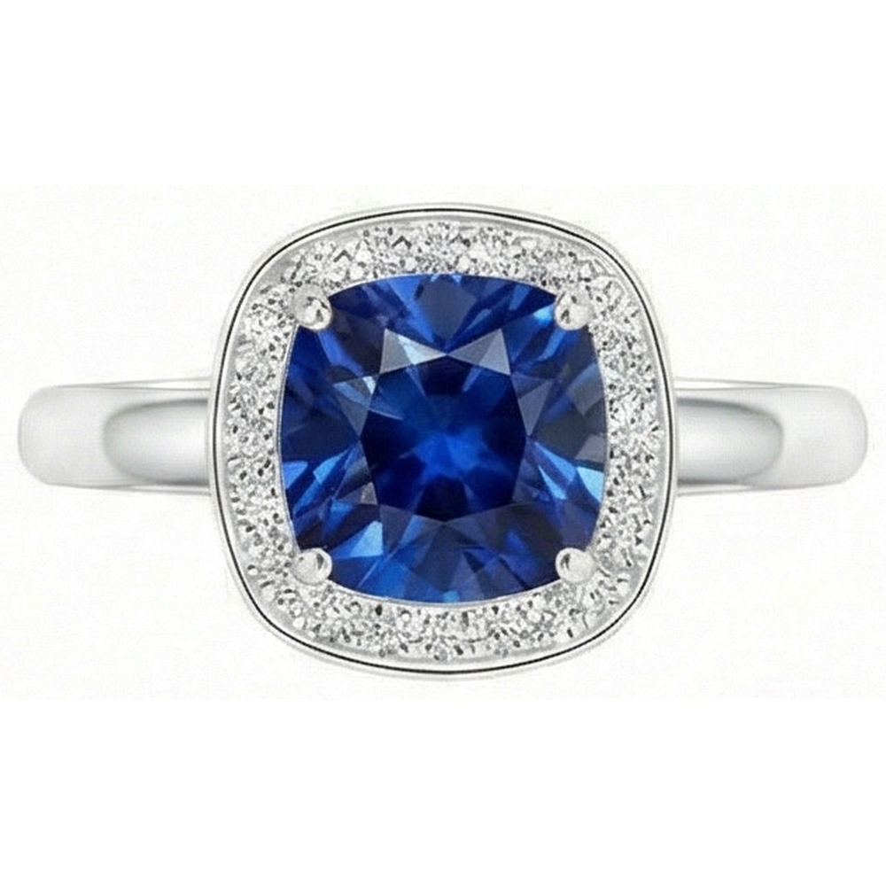 echter round diamant 3Karat ring Seitenansicht