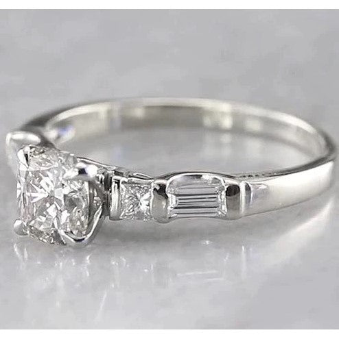 Kissen Eagle Claws Natürliche Diamant-Verlobungsring 1,75 Karat Damenschmuck