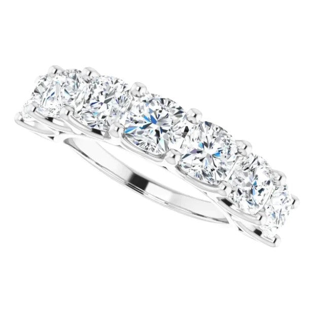 Kissen Natürliche Diamond Komfort Passendes Half Eternity Band 5,25 Karat