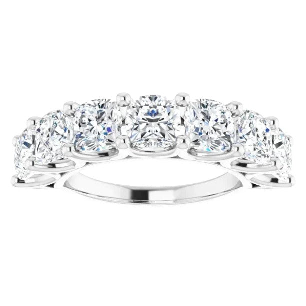 Kissen Natürliche Diamond Komfort Passendes Half Eternity Band 5,25 Karat