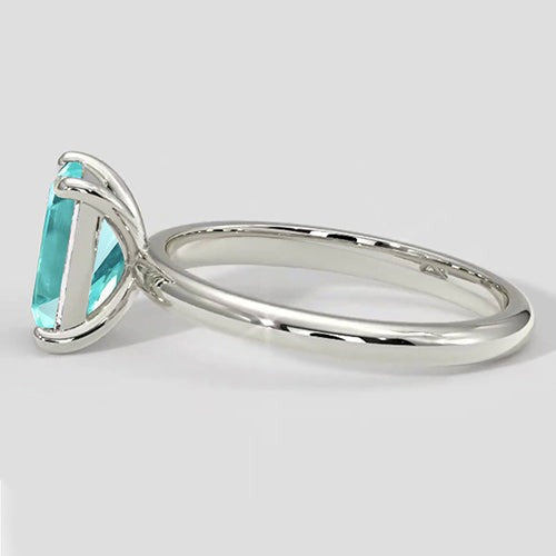 Kissen Turmalin Paraiba Ring 3 Karat