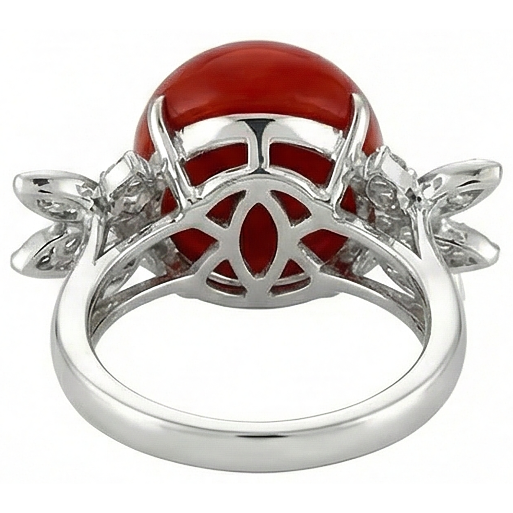 echter oval diamant 12.00Karat ring mit Diamantbesatz