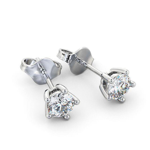 Krappen-Set 2 Karat Echt Diamant-Ohrstecker Im Rundschliff 14K Gold