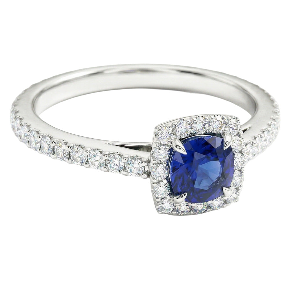 echter round diamant 2.75Karat ring Seitenansicht