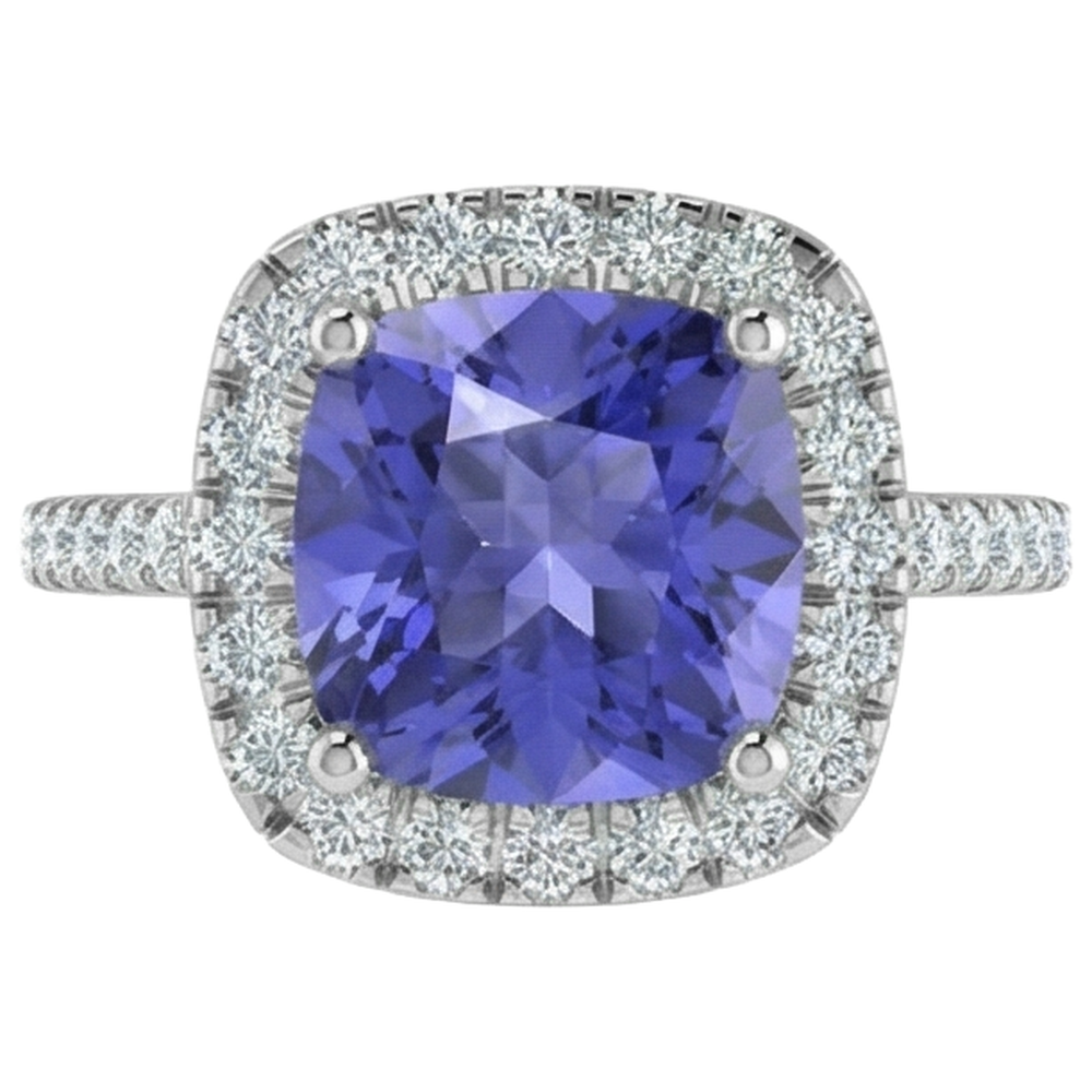 echter round diamant 3.50Karat ring Seitenansicht