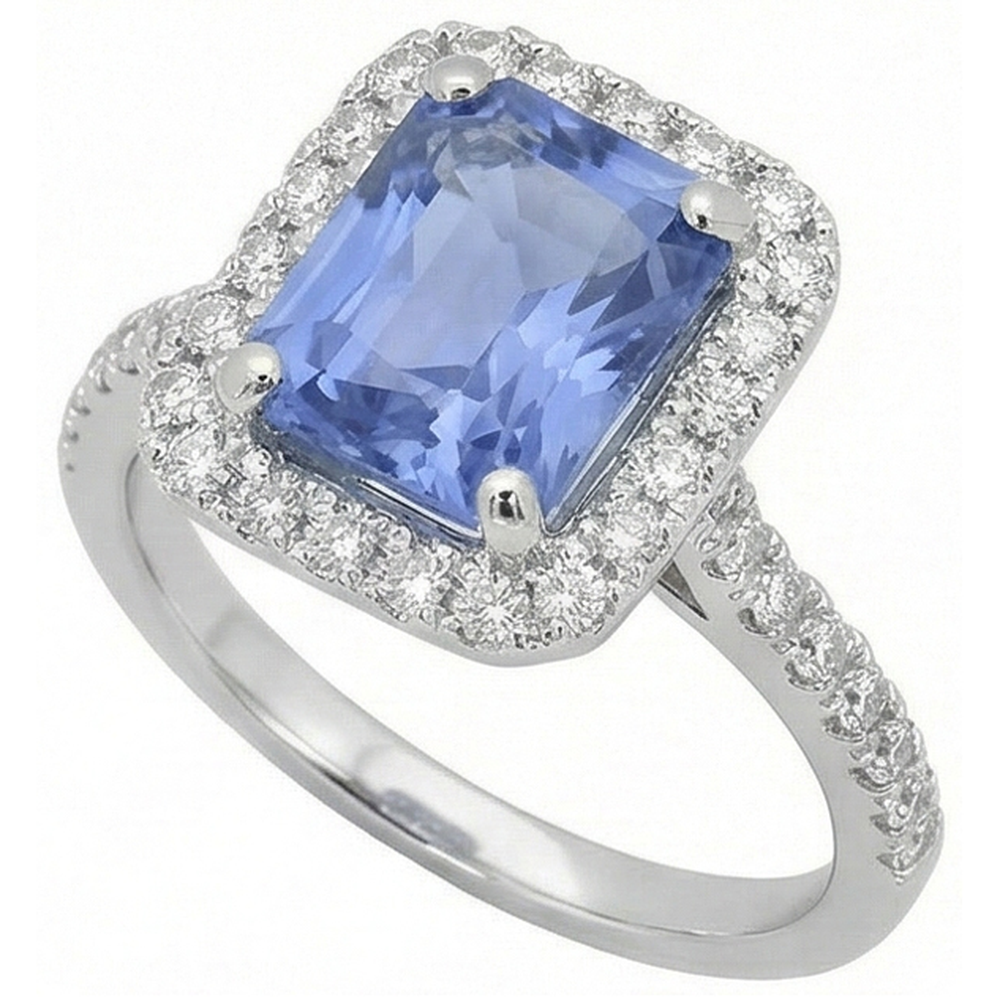echter round diamant 4Karat ring Detailansicht
