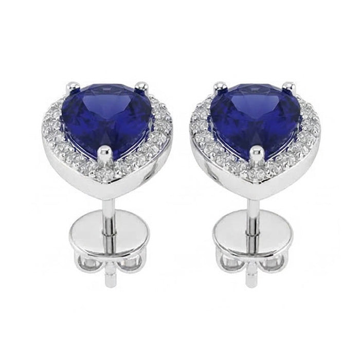 echter round diamant 5.20Karat ohrring Draufsicht
