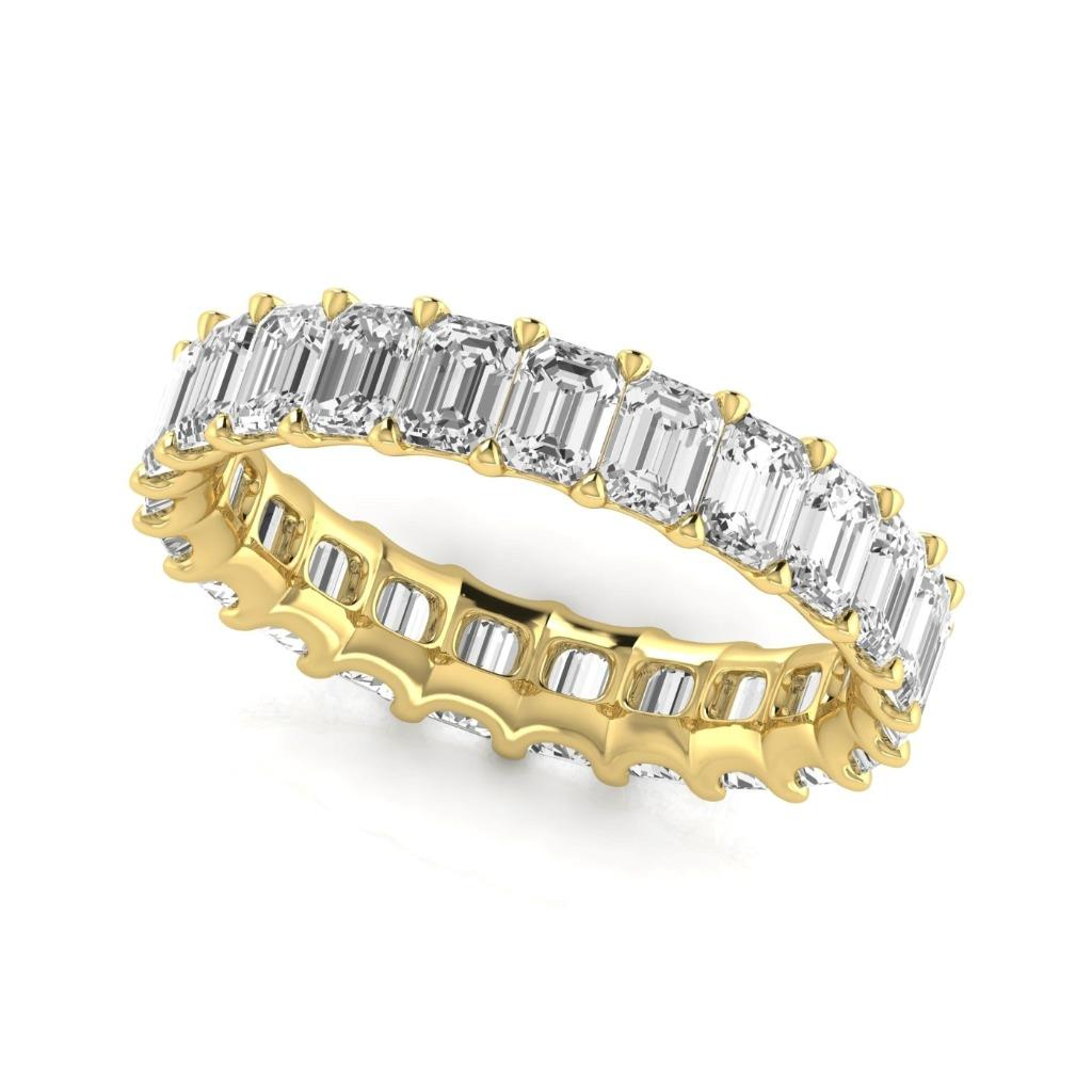 Diamant Eternity Band – Seitenansicht