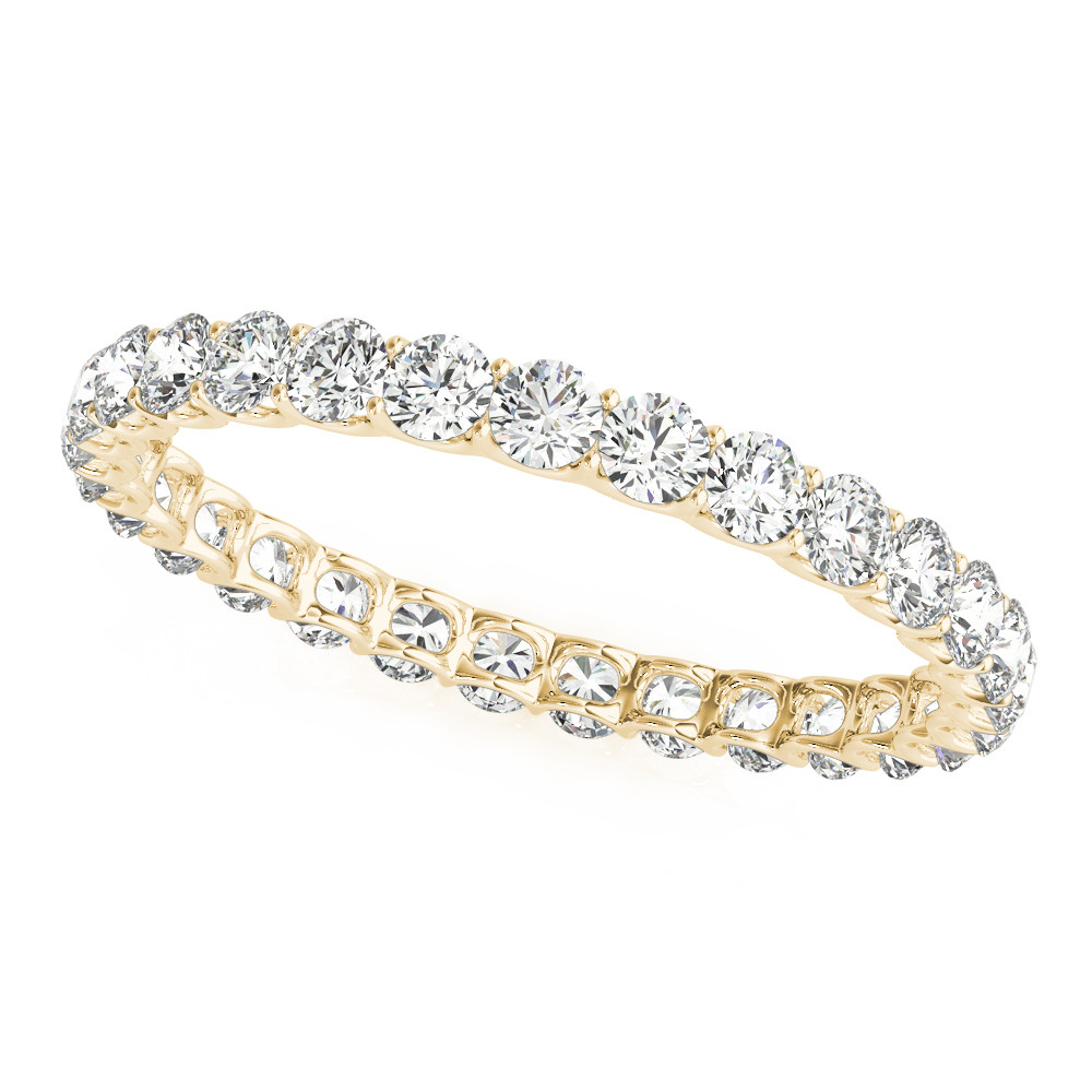 Eternity Band 14K Gelbgold mit Diamant – Hauptansicht