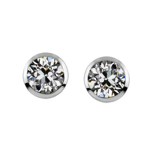 Handgemachter Brillant Ohrstecker 1,50 Karat – Hauptansicht