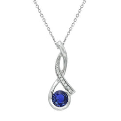 Exquisiter Schmuckstein-Anhänger – Royalblauer Saphir 1 Karat