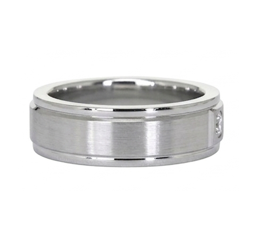 Luxuriöser Brillant Männer-Ring – 0,25 Karat 14 Karat Weißgold